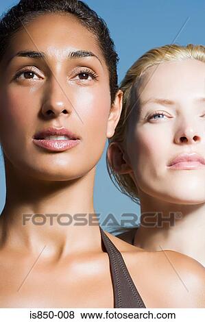 Two young women View Large Photo Image Stock Photo - Two young women. Fotosearch