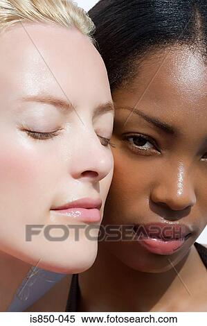 Stock Photography - Two young women. Fotosearch