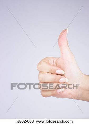 Stock Image - Thumbs up. Fotosearch