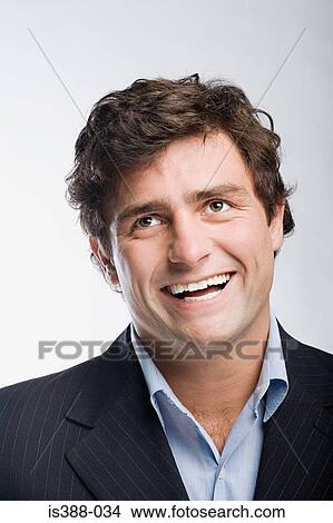 Picture - Man laughing. Fotosearch