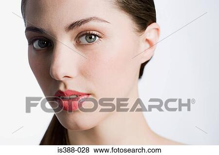 Stock Photo - Portrait of a woman. Fotosearch