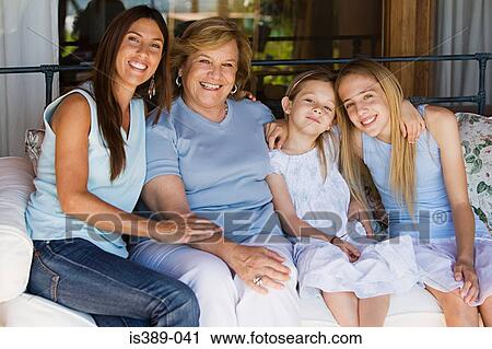 Four female family members View Large Photo Image Stock Image - Four female family members. Fotosearch