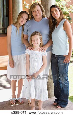 Four female family members View Large Photo Image Stock Image - Four female family members. Fotosearch