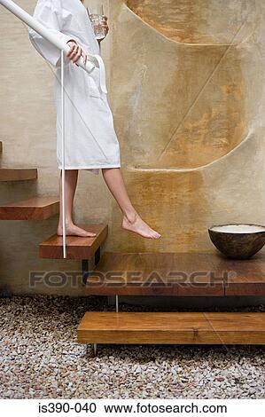 Person walking down steps View Large Photo Image Stock Image - Person walking down steps. Fotosearch