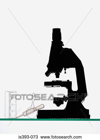 Silhouetted microscope View Large Photo Image Stock Image - Silhouetted microscope. Fotosearch