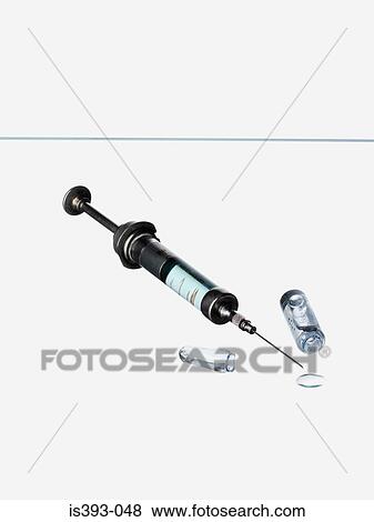 Syringe and medicine View Large Photo Image Stock Photo - Syringe and medicine. Fotosearch