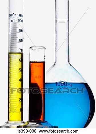 Volumetric flasks View Large Photo Image Stock Photo - Volumetric flasks. Fotosearch