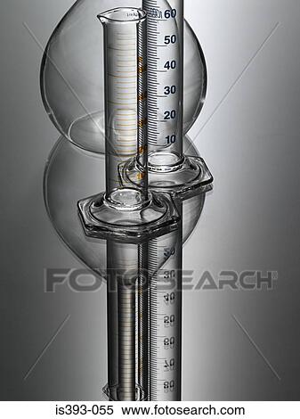Stock Photography - Volumetric flasks. Fotosearch