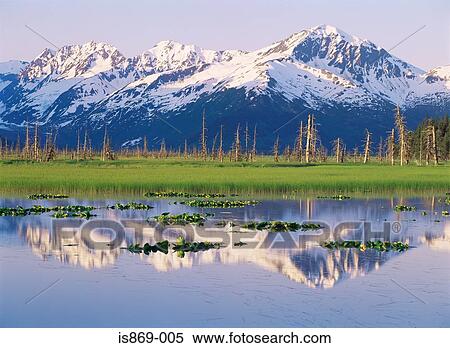 Stock Photography - Chugach mountains. Fotosearch