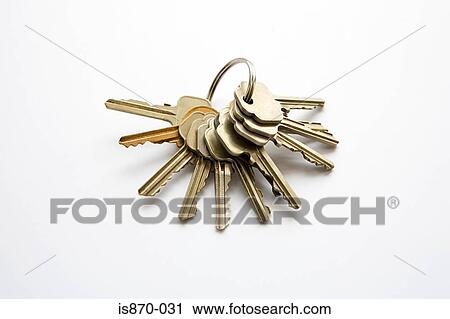 Stock Image - Bunch of keys. Fotosearch