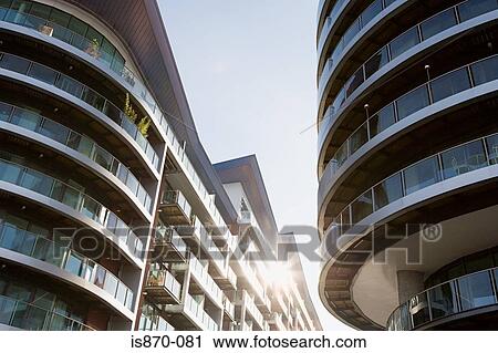 Stock Image - Modern apartment buildings. Fotosearch