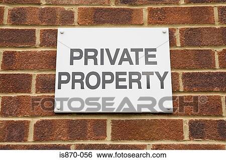 Stock Photograph - Private property. Fotosearch