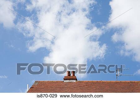Stock Photo - Roof of a house. Fotosearch