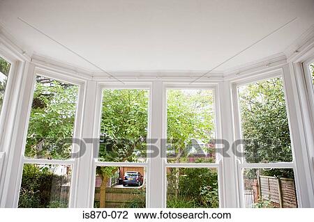 Stock Image - View from a bay window. Fotosearch