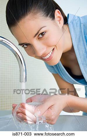 Woman washing hands View Large Photo Image Stock Image - Woman washing hands. Fotosearch