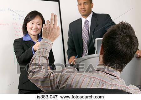 Man asking question View Large Photo Image Stock Photo - Man asking question. Fotosearch