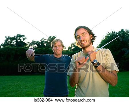 Young male golfers View Large Photo Image Picture - Young male golfers. Fotosearch