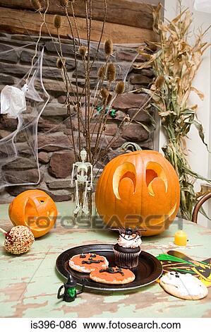 Halloween treats View Large Photo Image Stock Photograph - Halloween treats. Fotosearch
