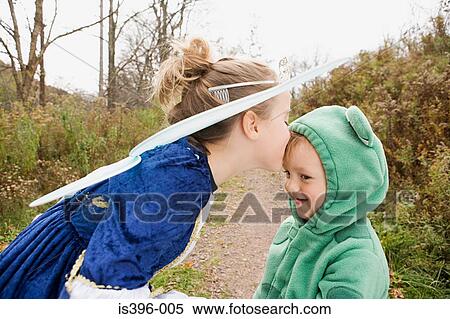 Princess kissing frog View Large Photo Image Stock Photography - Princess kissing frog. Fotosearch