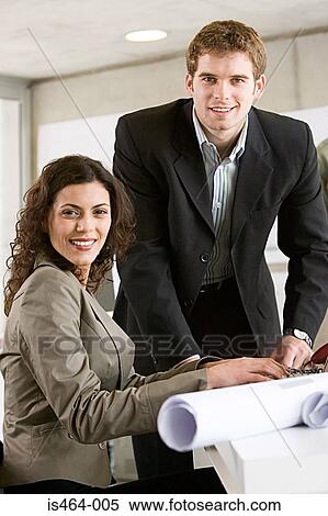 Architect colleagues View Large Photo Image Stock Photography - Architect colleagues. Fotosearch
