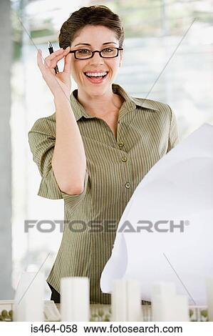 Happy architect View Large Photo Image Stock Photo - Happy architect. Fotosearch