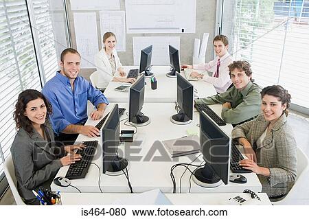 Happy colleagues View Large Photo Image Stock Image - Happy colleagues. Fotosearch