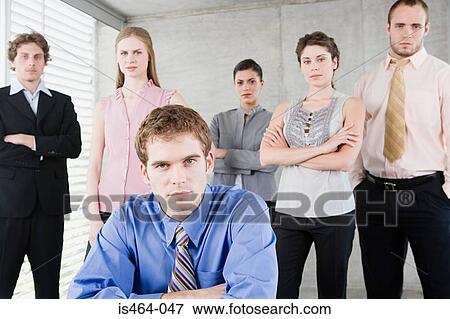 Serious colleagues View Large Photo Image Stock Photo - Serious colleagues. Fotosearch