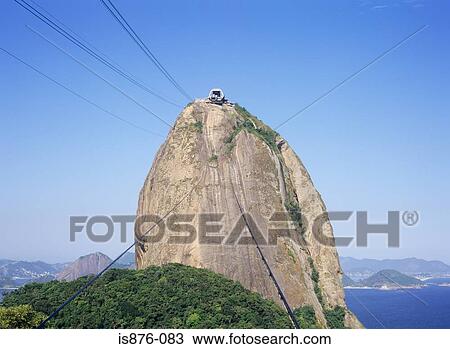 Stock Image - Cable on sugarloaf mountain. Fotosearch