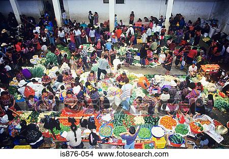 Picture - Chichicastenango market. Fotosearch