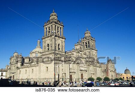 Metropolitan cathedral zocalo mexico View Large Photo Image Stock Photography - Metropolitan cathedral zocalo mexico. Fotosearch
