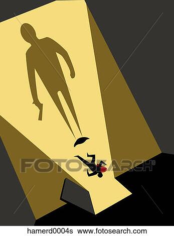 Stock Illustration of Murder Scene hamerd0004s - Search Clip Art