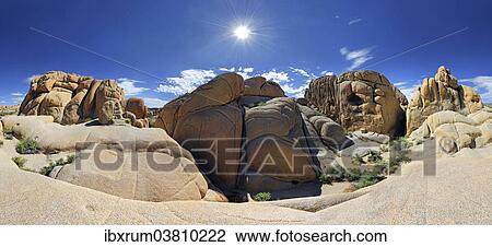 "360 panorama of Jumbo Rocks, Joshua Tree National Park, Desert Center, California, USA" View Large Photo Image Stock Image - "360 panorama of Jumbo Rocks, Joshua Tree National Park, Desert Center, California, USA". Fotosearch