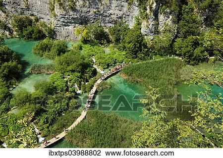 "A boardwalk through Plitvice Lakes, Plitvice, Croatia, Europe" View Large Photo Image Stock Image - "A boardwalk through Plitvice Lakes, Plitvice, Croatia, Europe". Fotosearch