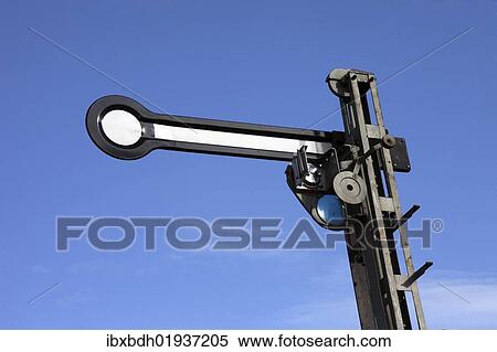 "A railway signal of Deutsche Bundesbahn, the German Federal Railway" View Large Photo Image Stock Photography - "A railway signal of Deutsche Bundesbahn, the German Federal Railway". Fotosearch