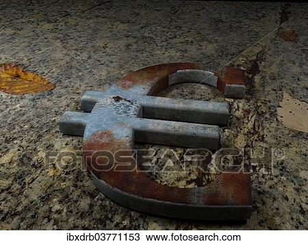 A rusty Euro sign View Large Photo Image Stock Image - A rusty Euro sign. Fotosearch