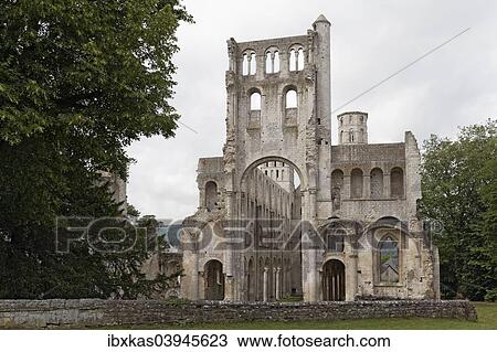 "Abbey ruins from the 11th century, Jumieges Abbey, Jumieges, Departement Seine-Maritime, Upper Normandy, France, Europe" View Large Photo Image Stock Image - "Abbey ruins from the 11th century, Jumieges Abbey, Jumieges, Departement Seine-Maritime, Upper Normandy, France, Europe". Fotosearch