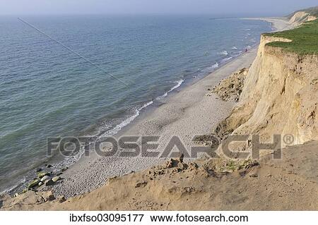 "Active cliff, Hohes Ufer cliffs with beach, Ostseebad Ahrenshoop, Fischland-Darss-Zingst, Mecklenburg-Western Pomerania, Germany, Europe" View Large Photo Image Stock Photo - "Active cliff, Hohes Ufer cliffs with beach, Ostseebad Ahrenshoop, Fischland-Darss-Zingst, Mecklenburg-Western Pomerania, Germany, Europe". Fotosearch