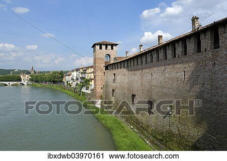 "Adige at Castelvecchio, Verona province, Veneto, Italy, Europe" View Large Photo Image Stock Image - "Adige at Castelvecchio, Verona province, Veneto, Italy, Europe". Fotosearch