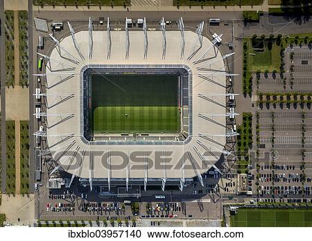 "Aerial view, Borussia-Park, football stadium, Monchengladbach, North Rhine-Westphalia, Germany, Europe" View Large Photo Image Stock Image - "Aerial view, Borussia-Park, football stadium, Monchengladbach, North Rhine-Westphalia, Germany, Europe". Fotosearch