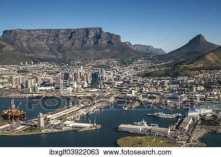 "Aerial view, Cape Town Harbour, Victoria and Alfred Waterfront, Lionhead and Table Mountain, Cape Town, Western Cape, South Africa, Africa" View Large Photo Image Stock Image - "Aerial view, Cape Town Harbour, Victoria and Alfred Waterfront, Lionhead and Table Mountain, Cape Town, Western Cape, South Africa, Africa". Fotosearch