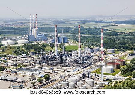 "Aerial view, EON power plant Irsching on the Danube, Vohburg, Bavaria, Germany, Europe" View Large Photo Image Stock Photo - "Aerial view, EON power plant Irsching on the Danube, Vohburg, Bavaria, Germany, Europe". Fotosearch