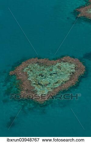 "Aerial view, Heart Reef, Great Barrier Reef, UNESCO World Heritage Site, Queensland, Australia, Oceania" View Large Photo Image Stock Photo - "Aerial view, Heart Reef, Great Barrier Reef, UNESCO World Heritage Site, Queensland, Australia, Oceania". Fotosearch