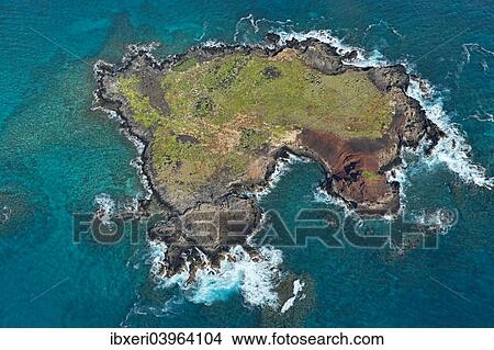 "Aerial view, Kaohikaipu Island, Black Rock or Turtle Island, O'ahu, Hawaii, United States, North America" View Large Photo Image Picture - "Aerial view, Kaohikaipu Island, Black Rock or Turtle Island, O'ahu, Hawaii, United States, North America". Fotosearch