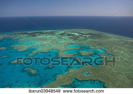 "Aerial view of the Great Barrier Reef, UNESCO World Heritage Site, Queensland, Australia, Oceania" View Large Photo Image Stock Photo - "Aerial view of the Great Barrier Reef, UNESCO World Heritage Site, Queensland, Australia, Oceania". Fotosearch