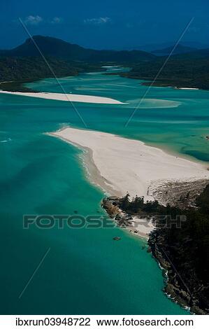 "Aerial view of Whitehaven in the Whitsunday Islands, Queensland, Australia, Oceania" View Large Photo Image Stock Image - "Aerial view of Whitehaven in the Whitsunday Islands, Queensland, Australia, Oceania". Fotosearch