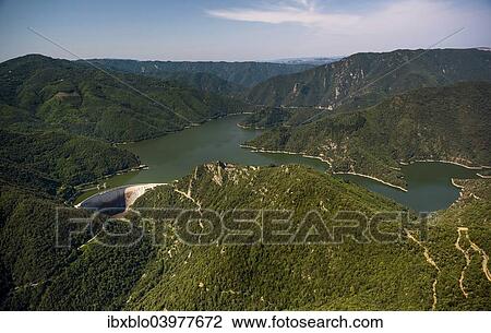 "Aerial view, river Ter, Riu Ter, Susqueda Reservoir, Panta de Susqueda, Catalonia, Spain, Europe" View Large Photo Image Stock Image - "Aerial view, river Ter, Riu Ter, Susqueda Reservoir, Panta de Susqueda, Catalonia, Spain, Europe". Fotosearch