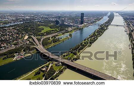 "Aerial view, Tech Gate Vienna, science and technology park, high-rise high-rise building on the Danube River, Vienna, Austria, Europe" View Large Photo Image Stock Photo - "Aerial view, Tech Gate Vienna, science and technology park, high-rise high-rise building on the Danube River, Vienna, Austria, Europe". Fotosearch