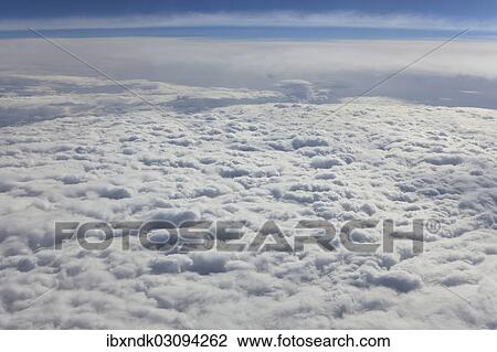 "Aerial view, white cloudcover" View Large Photo Image Stock Image - "Aerial view, white cloudcover". Fotosearch