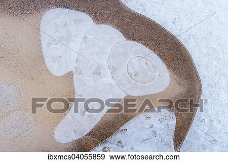 Air bubbles in the ice View Large Photo Image Stock Photo - Air bubbles in the ice. Fotosearch