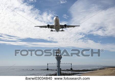 "Airbus landing at Runway 03 at Arrecife Airport, Lanzarote, Arrecife, Canary Islands, Spain, Europe" View Large Photo Image Stock Image - "Airbus landing at Runway 03 at Arrecife Airport, Lanzarote, Arrecife, Canary Islands, Spain, Europe". Fotosearch